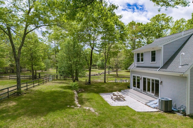 21 Cloverfield Way, Hatchville, MA 02536 - view of yard featuring central air condition unit