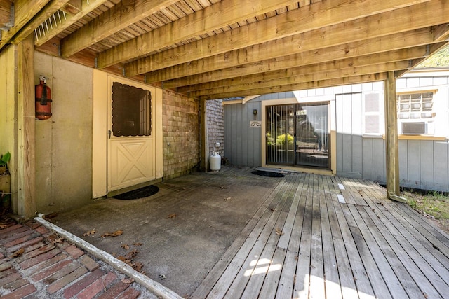 40 Georges Way, Wellfleet, MA 02667 - wooden deck with cooling unit