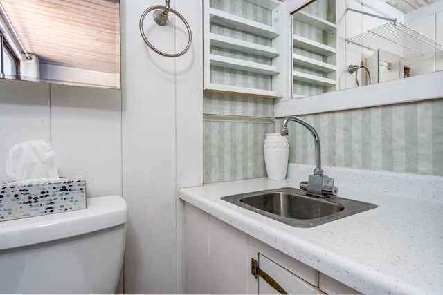 40 Georges Way, Wellfleet, MA 02667 - half bathroom with toilet and vanity