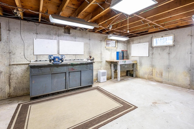 40 Georges Way, Wellfleet, MA 02667 - basement featuring a workshop area