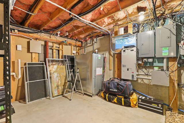 utility room featuring electric panel