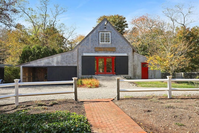 view of outbuilding