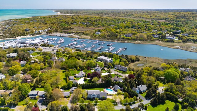 10 Shiverick Rd, East Dennis, MA 02641 - bird's eye view of a nearby body of water and a marina