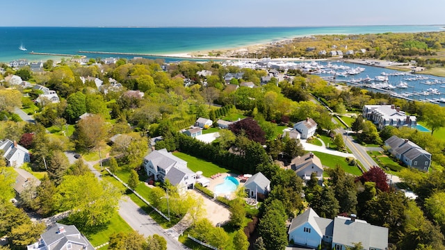 10 Shiverick Rd, East Dennis, MA 02641 - aerial view of residential area with a nearby body of water