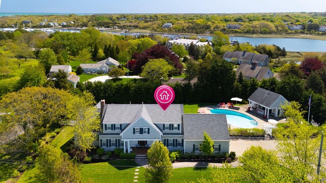 10 Shiverick Rd, East Dennis, MA 02641 - view of subject property featuring a large body of water and a pool