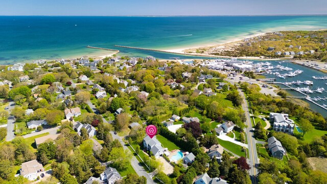 10 Shiverick Rd, East Dennis, MA 02641 - aerial view of property's location with extended coastline