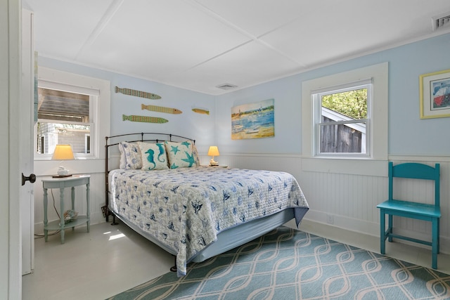 1205 Massasoit Rd, Eastham, MA 02642 - bedroom with a wainscoted wall