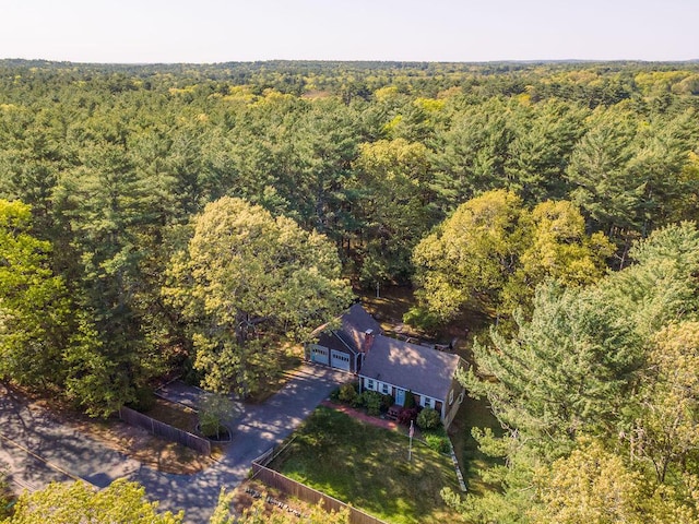 188 Church St, Duxbury, MA 02332 - view of subject property featuring a heavily wooded area