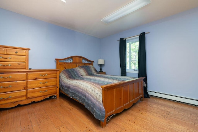 188 Church St, Duxbury, MA 02332 - bedroom featuring light wood finished floors and baseboard heating