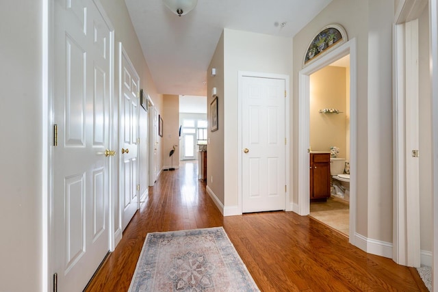 45 Grey Hawk Dr Unit 578, Mashpee, MA 02649 - corridor featuring baseboards and wood finished floors