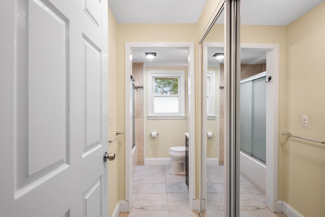 20 Terry Ln E, Wareham, MA 02571 - full bath featuring combined bath / shower with glass door and a textured ceiling