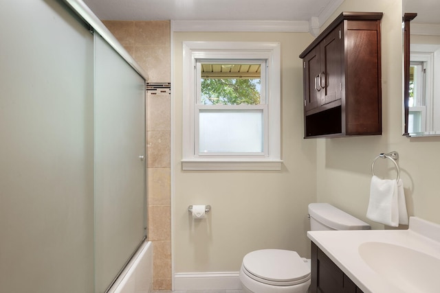 20 Terry Ln E, Wareham, MA 02571 - bathroom featuring vanity and shower / bath combination with glass door