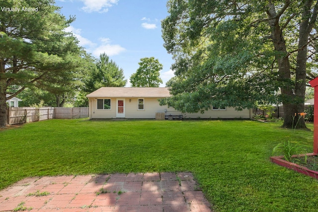 20 Terry Ln E, Wareham, MA 02571 - rear view of house with a fenced backyard