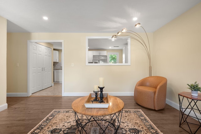 20 Terry Ln E, Wareham, MA 02571 - living area featuring light wood finished floors and recessed lighting