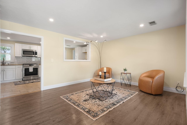 20 Terry Ln E, Wareham, MA 02571 - sitting room featuring light wood-style floors and recessed lighting