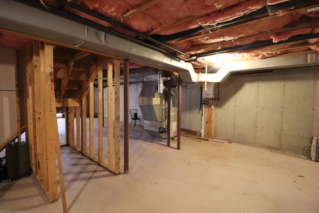 23 W Woods Vlg, Yarmouth Port, MA 02675 - unfinished basement with heating unit
