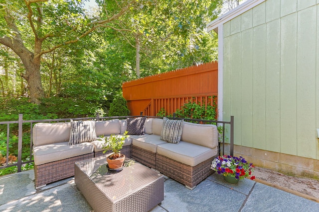 4 Bradford Acres Rd Unit F, Provincetown, MA 02657 - view of patio / terrace with outdoor lounge area