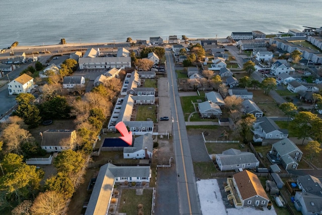 188 Captain Chase Rd, Dennis Port, MA 02639 - birds eye view of property featuring a water view and a residential view