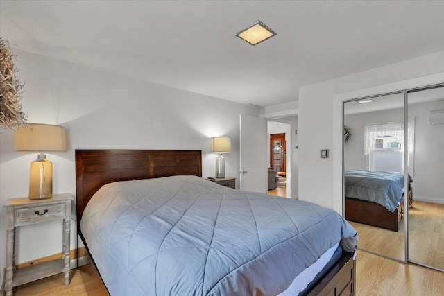 188 Captain Chase Rd, Dennis Port, MA 02639 - bedroom with a closet, baseboards, and wood finished floors
