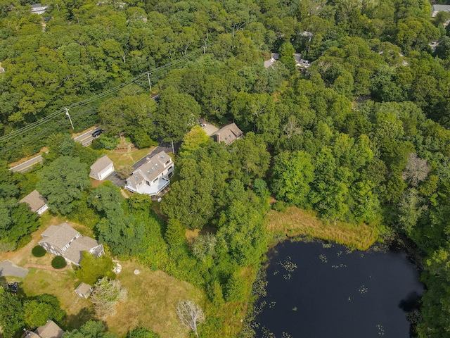 507 S Orleans Rd, Orleans, MA 02653 - view of property location with a heavily wooded area and a large body of water
