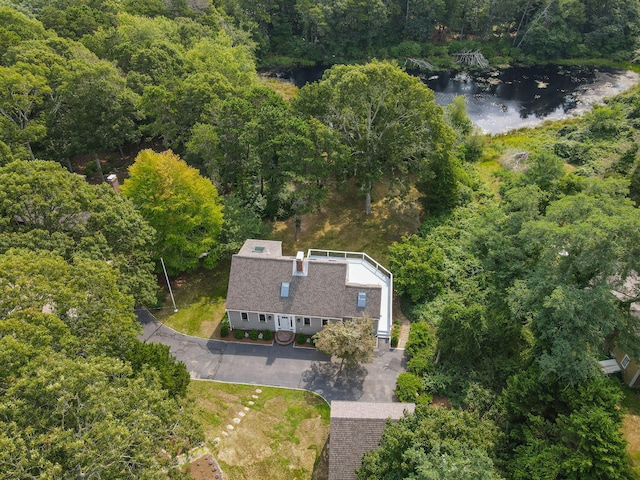 507 S Orleans Rd, Orleans, MA 02653 - view of subject property featuring a heavily wooded area and a nearby body of water