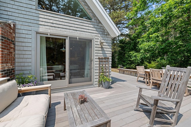 130 Daniels Dr, Wellfleet, MA 02667 - view of wooden terrace