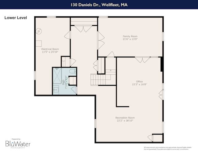 130 Daniels Dr, Wellfleet, MA 02667 - view of property floor plan