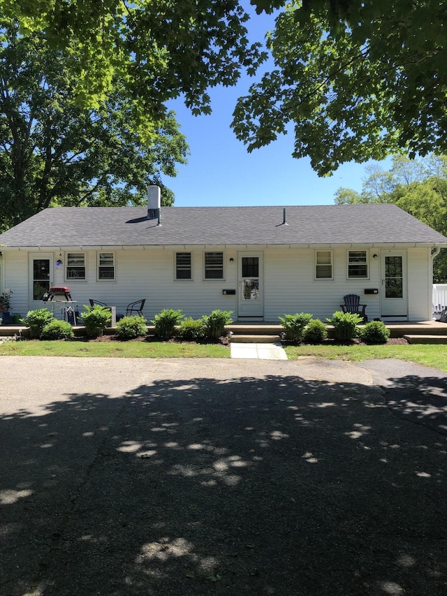 view of ranch-style home
