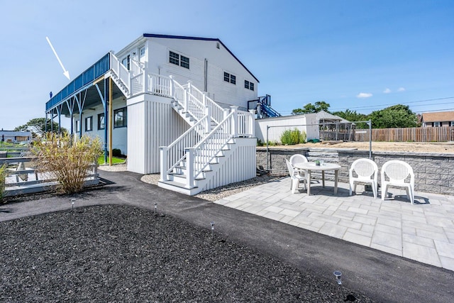 exterior space featuring a patio area