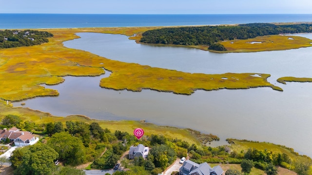 63 Briar Spring Rd, Orleans, MA 02653 - drone / aerial view of a large body of water