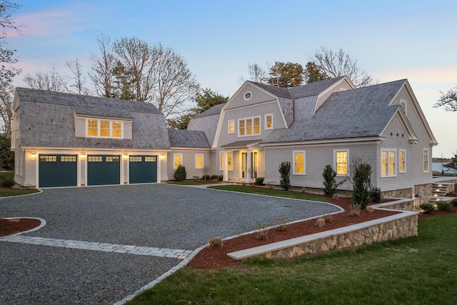 71 Towhee Ln, Orleans, MA 02653 - entryway with crown molding, recessed lighting, stairs, and dark wood-style flooring