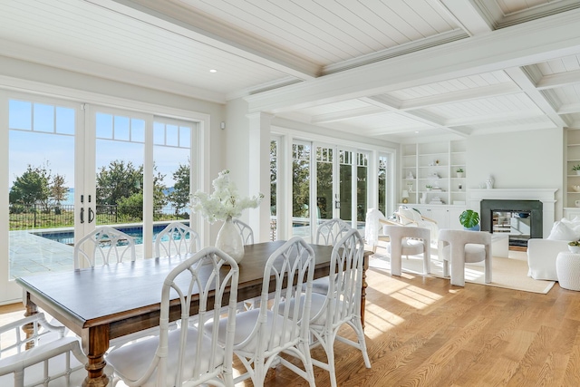 71 Towhee Ln, Orleans, MA 02653 - sunroom / solarium with beam ceiling and coffered ceiling