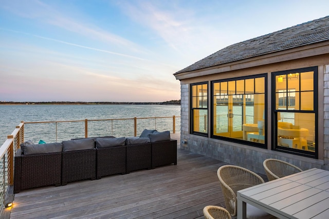 71 Towhee Ln, Orleans, MA 02653 - birds eye view of property featuring a water view
