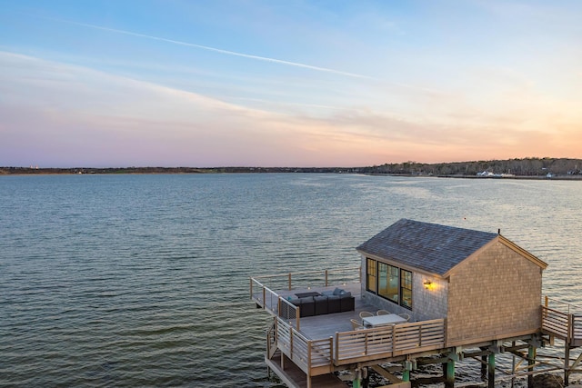 71 Towhee Ln, Orleans, MA 02653 - bird's eye view featuring a water view