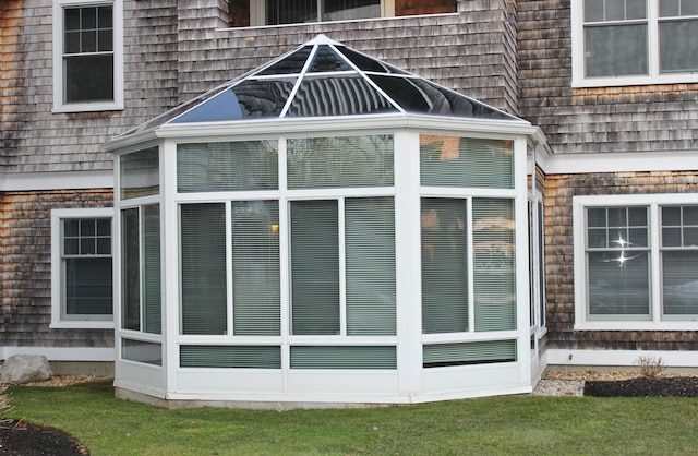 110 Dillingham Ave Unit 215U, Falmouth, MA 02540 - view of side of home with a sunroom