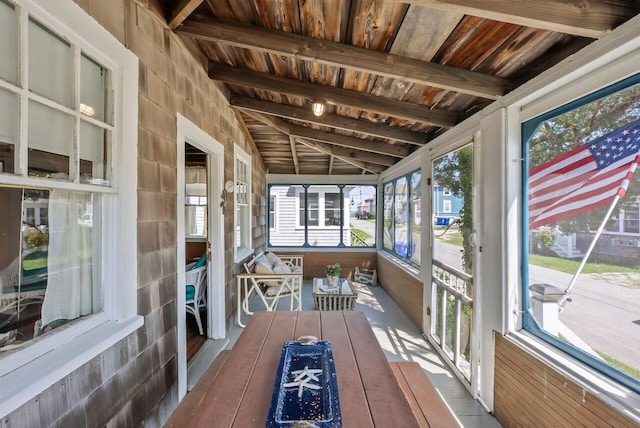5 Spurr Rd, Pocasset, MA 02559 - view of unfurnished sunroom