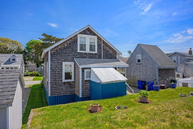 5 Spurr Rd, Pocasset, MA 02559 - view of property exterior featuring a yard