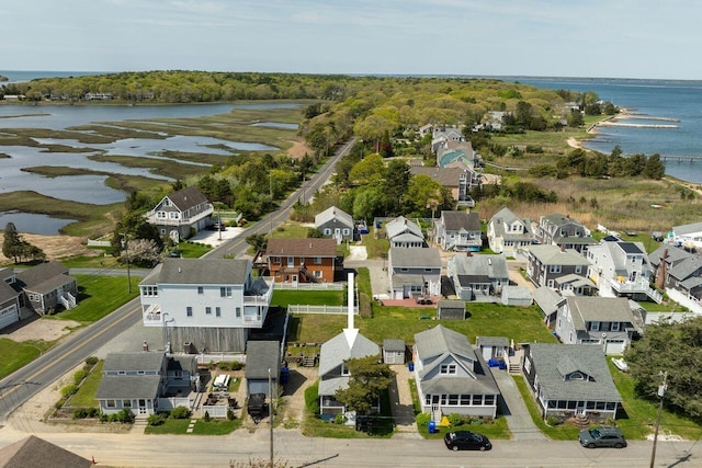 5 Spurr Rd, Pocasset, MA 02559 - aerial view of residential area with a large body of water