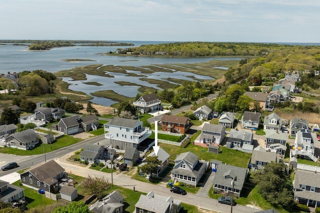 5 Spurr Rd, Pocasset, MA 02559 - aerial perspective of suburban area with a nearby body of water
