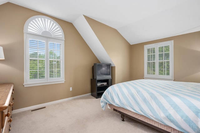 7 Dunes Rd, Harwich Port, MA 02646 - carpeted bedroom with lofted ceiling and multiple windows