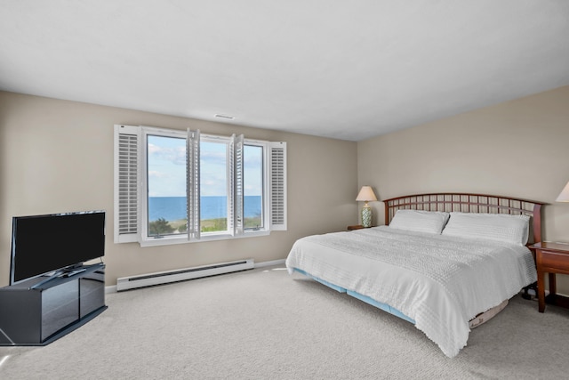 7 Dunes Rd, Harwich Port, MA 02646 - bedroom featuring a baseboard radiator and carpet floors
