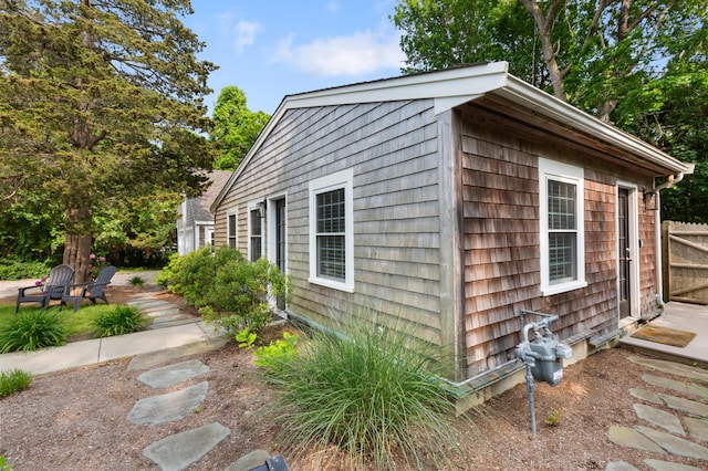 280 Schoolhouse Rd, Eastham, MA 02642 - view of side of home featuring an outdoor structure