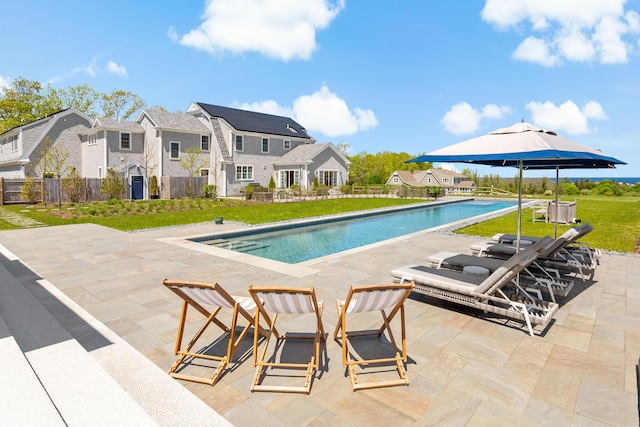 27 Gully Ln, East Sandwich, MA 02537 - view of pool featuring a patio area and a residential view