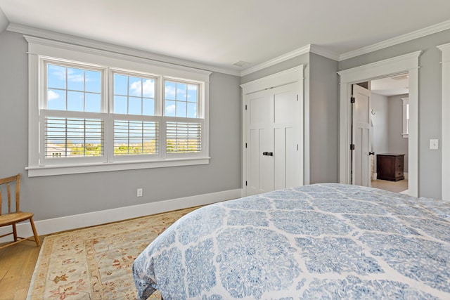27 Gully Ln, East Sandwich, MA 02537 - bedroom featuring wood finished floors and crown molding