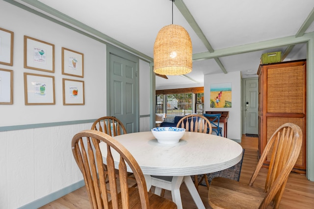 22 Wixon Rd, Dennis Port, MA 02639 - dining space with light wood-style flooring