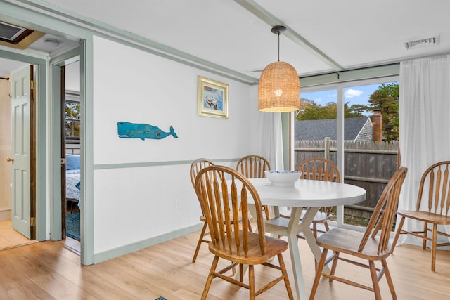 22 Wixon Rd, Dennis Port, MA 02639 - dining room with light wood-type flooring
