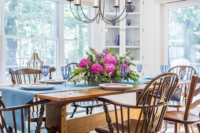 20 Hoyt Rd, Eastham, MA 02642 - sunroom featuring a chandelier