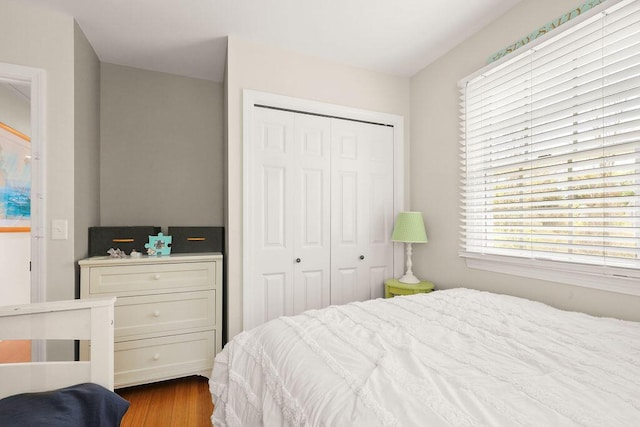 33 Beach Rd, Orleans, MA 02653 - bedroom featuring a closet and wood finished floors