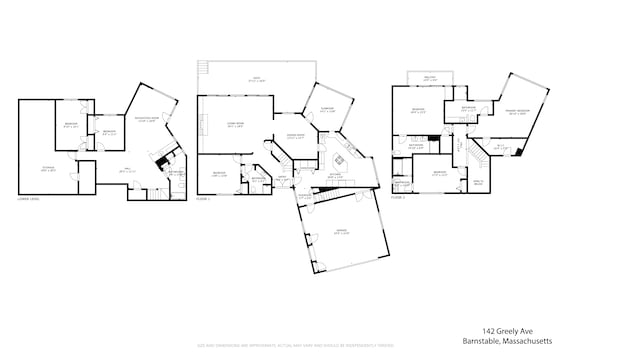 142 Greely Ave, Centerville, MA 02632 - view of floor plan / room layout