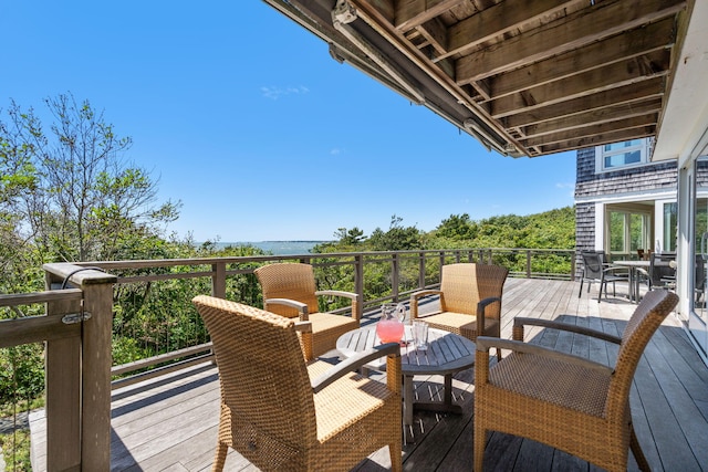 142 Greely Ave, Centerville, MA 02632 - deck featuring an outdoor hangout area